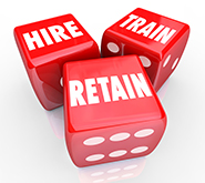 hire, train, retain