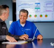 SpringGreen business consultant talking to client