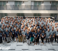 Group photo of all SpringGreen franchise owners and the corporate support staff at the 2025 National Training Conference